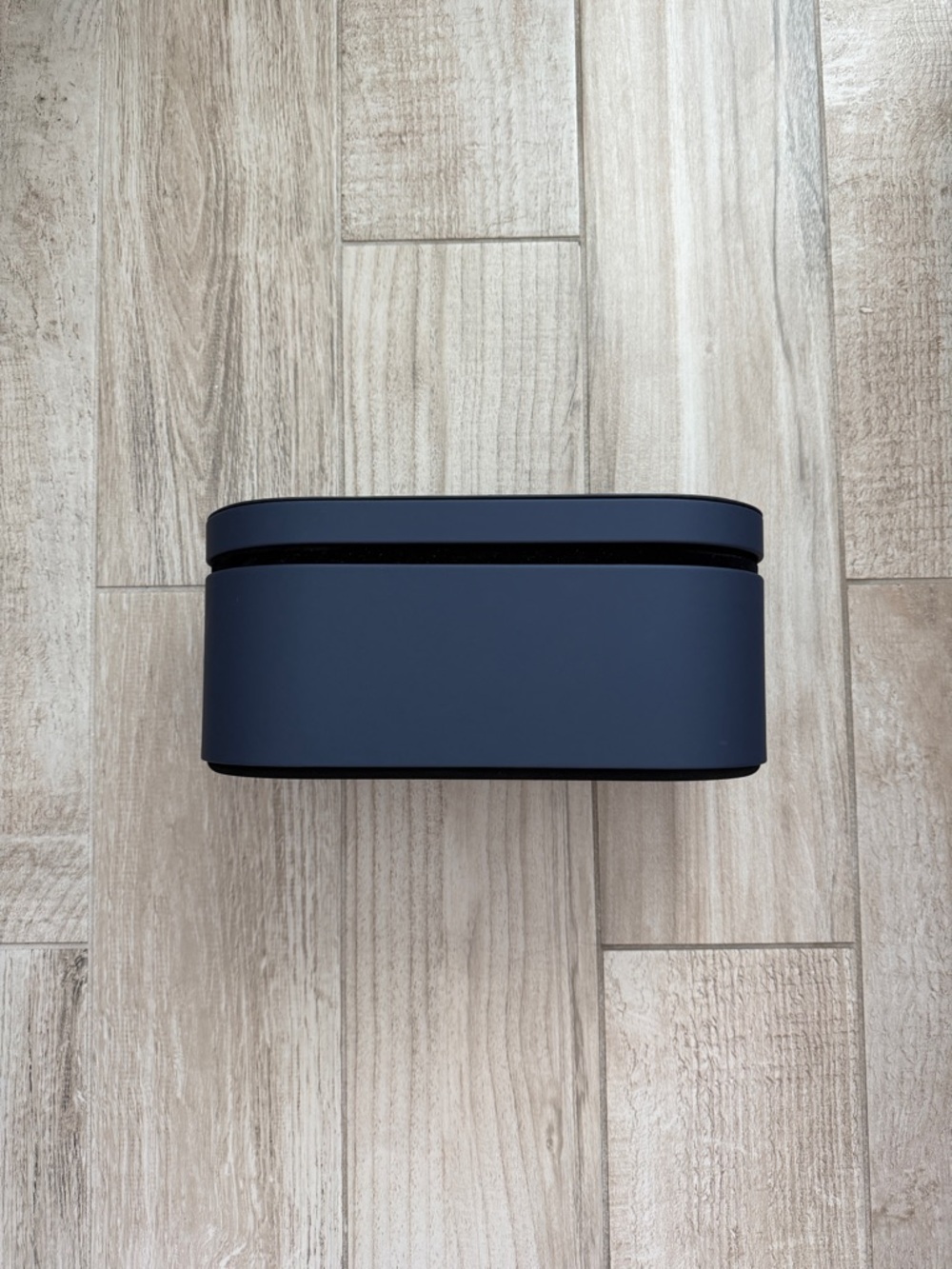 Dyson Hair Dryer Dark Blue Leather Storage Case, Box Only